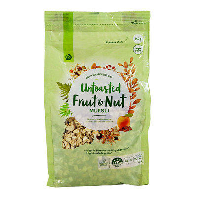 新西兰沃尔沃斯水果麦片低糖