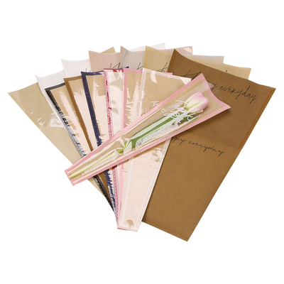 美尚克鲜花包装袋牛皮纸袋包花