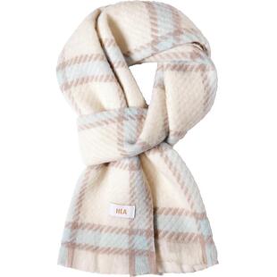 海澜之家围巾女士秋冬保暖流苏礼盒装送爱人绵羊毛围脖潮流新款潮