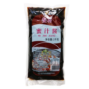 泰将蜜汁酱1kg*12袋整箱脆皮鸡叉烧饭蜜汁烤肉拌饭韩式调味食品