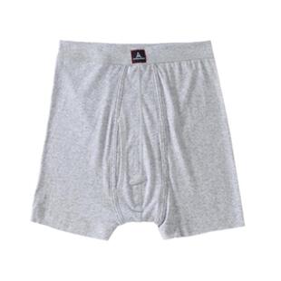 豪门男士纯棉内裤100棉质面料高腰宽松全棉螺纹中老年平角裤大码