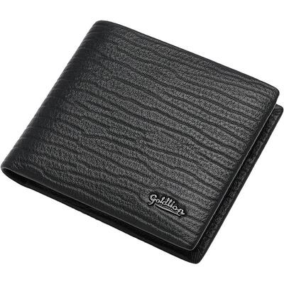 金利来新款钱包男真皮短款头层牛皮男士钱夹简约柔软银包零钱包