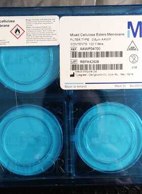 议价Millipore密理博AAWP04700混合纤维素酯滤膜混纤膜47mm0.8um