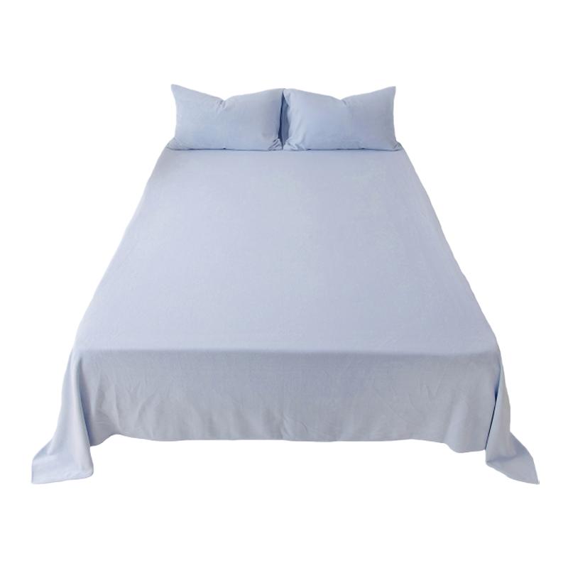 蜗牛塔 加厚牛奶绒床单冬季加绒现代简约绒面纯色冬款床笠床罩