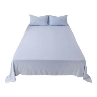 蜗牛塔 加厚牛奶绒床单冬季加绒现代简约绒面纯色冬款床笠床罩