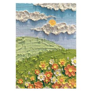 装饰画油画拼图1000片裱框风景治愈系客厅挂画成人版潮玩礼物玩具