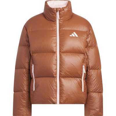 Adidas/阿迪达斯正品冬季女士保暖复古休闲立领羽绒服KQ5508