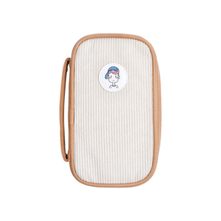 美卡瑞笔袋原创冷门小众ins风简约日系小清新铅笔盒烧饼包高中生初中男孩子小学生用多功能大容量女儿童可爱