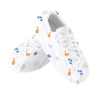 一次性特厚耐磨防滑鞋套反复使用成人鞋套室内家用高档鞋套无纺布