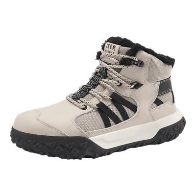 jeep吉普棉鞋男鞋2025冬季新款男士鞋子冬天加绒加厚保暖雪地靴男