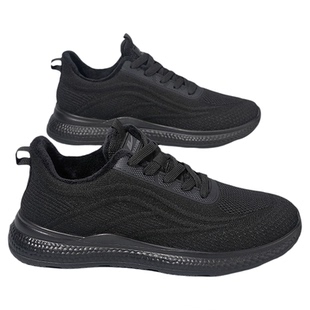 回力官方旗舰店男鞋运动鞋男2026网面透气休闲鞋男黑色跑步鞋