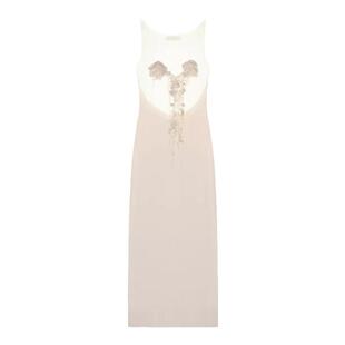 SOLSOL买手店 SWAYING设计师品牌 24春夏 拼接网纱钩花透视连衣裙