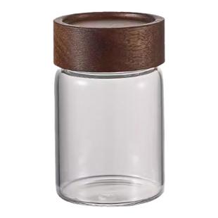 文玩玻璃瓶小号沉香养香手串储物罐咖啡豆密封罐食品级迷你茶叶罐