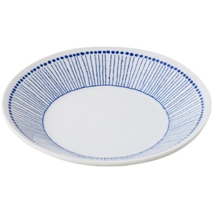 爱悦居日本进口苍十草陶瓷日式菜盘碟子意面盘深汤盘家用盘子餐具