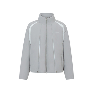 FORNINES设计感小众撞色立领棉衣男女面包服冬季cleanfit美式外套