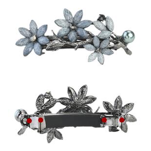 发夹后脑勺新款优雅大气妈妈发卡半扎发女发饰横夹弹簧夹夹子头饰