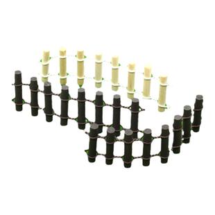 木栅栏模型仿真小围栏 手工DIY制作材料沙盘建筑小栏杆迷你微景观