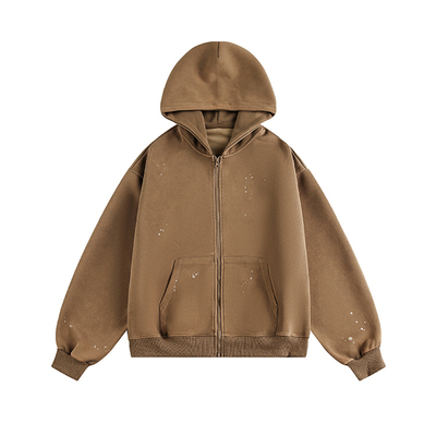 NEVERNEED双拉链连帽卫衣男女