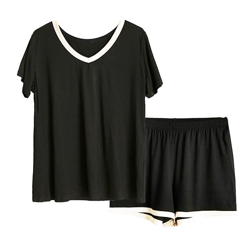 【凉感型】带胸垫莫代尔家居服