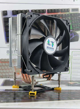 6铜管CPU散热器1366 2011 1700AM4台式机X99X79AMD12CM风扇1155