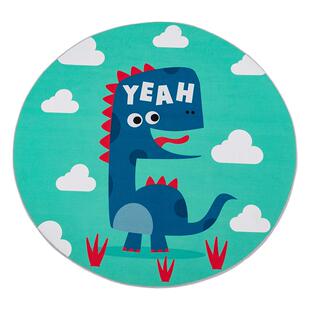 南希圆形地垫卡通防滑垫卧室书房儿童写字学习椅宝宝圆形地毯脚垫