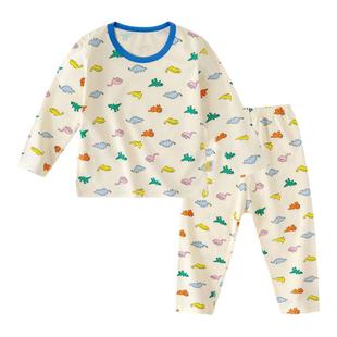 嘟嘟家宝宝保暖内衣套装冬季男童秋衣秋裤女童家居服儿童秋冬睡衣