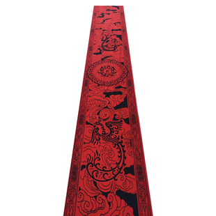 汉式婚礼绒布吊顶中式顶部布景布幔挂件屋顶水墨画婚庆舞台棚顶