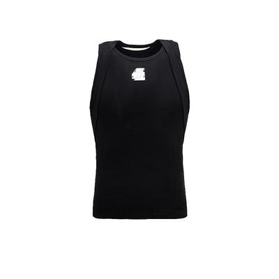 455EMBLE高密螺纹紧身背心 380克高弹力 男女同款 2026春夏新款