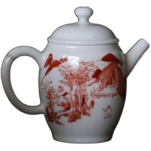 葭元里茶集 玉制知了蝉茶针搁置茶空间玉石把玩件茶道配件长4.5cm