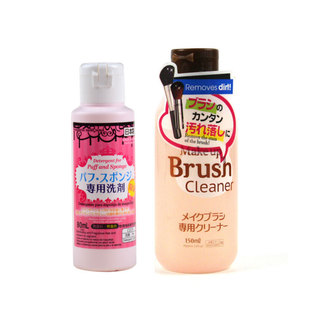 日本大创Daiso清洗化妆刷海绵粉扑清洗剂美妆蛋清洁剂粉刷洗刷液
