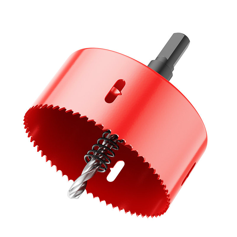 木工开孔器钻头双金属石膏板塑料打孔铁皮75mm筒灯PVC多功能套装