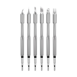 C245烙铁头通用JBC焊台T245手柄尖头扁头刀头一体式焊咀210发热芯