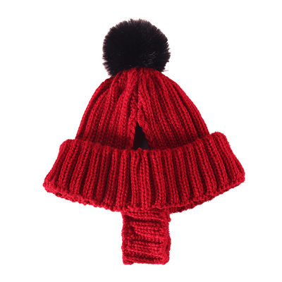 狗狗帽子露耳朵冬宠物猫咪头套