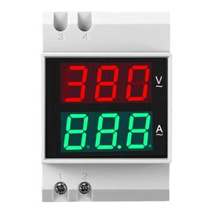 导轨式交流电压电流表数显双显家用220v三相380v智能空开D52-2042
