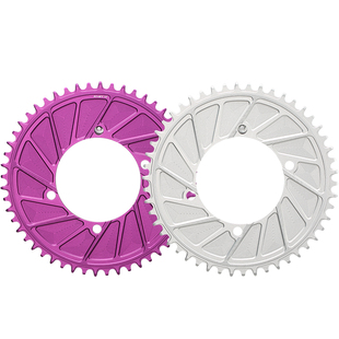 封闭盘片 公路车全封闭式牙盘双盘110bcd四爪功率计50T52T54T56T