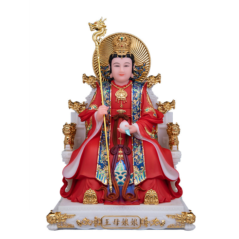 玉帝王母神像汉白玉玉皇大帝王母娘娘天公老天爷西王母供奉摆件