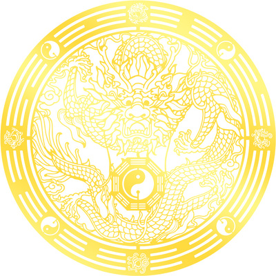 静世莲龙吸水水龙头靠窗贴纸