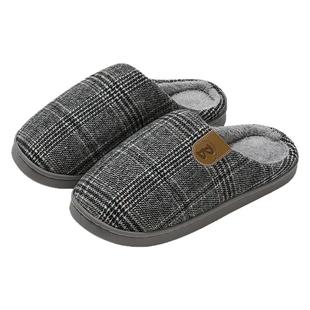 棉拖鞋男款大码秋冬季2025新款室内家居保暖防滑软底毛绒居家棉拖