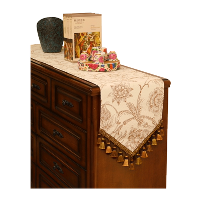 美式桌旗轻奢高档奢华装饰北欧电视柜欧式盖布茶几长条盖布茶旗巾