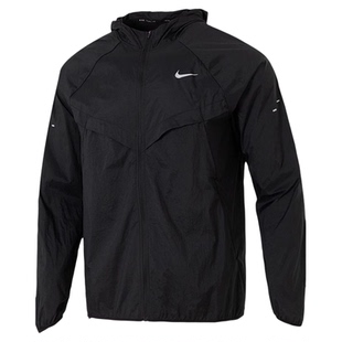 Nike耐克男子春秋外套跑步健身运动梭织休闲连帽速干夹克HV4549