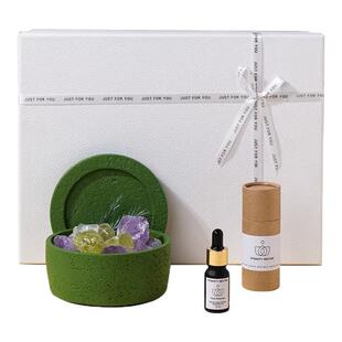 天然水晶原石扩香石矿石卧室内无火香氛香薰精油送女生礼物摆件