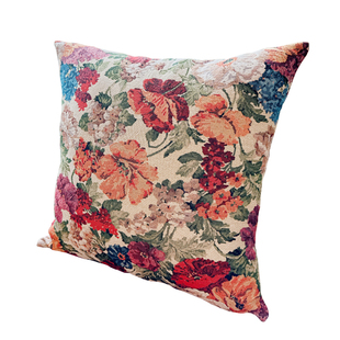 美式复古乡村抱枕提花双面靠垫靠枕沙发样板房床头装饰枕含芯靠背