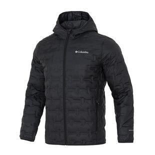 哥伦比亚短款连帽羽绒服男装2025冬季户外保暖徒步登山外套WE6610