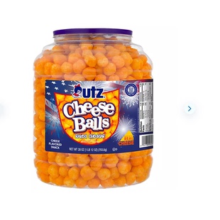 美国代购Utz Cheese balls芝士球泡芙球补钙儿童零食奶酪球793.8g