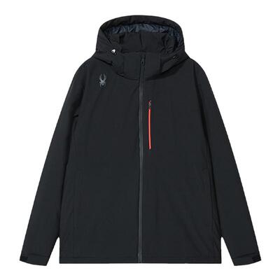 蜘蛛秋冬男舒适时尚保暖连帽棉服