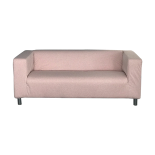 清仓尾货适用宜家克利帕两人双人沙发套罩2人梳化套全包亚麻全棉