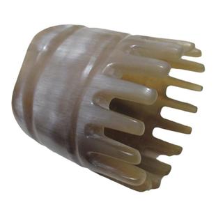 宽齿按摩梳正品牦牛角梳子女家用头部经络梳头疗防洗头梳静电刻字