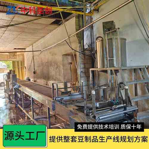 豆腐皮机大型全自动生产线 建豆制品厂全套豆制品设备豆腐皮机械