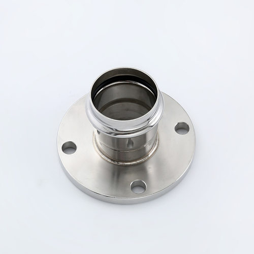 304不锈钢1系双卡压法兰转换接头卡压平口法兰PN10- - Dn15-DN100