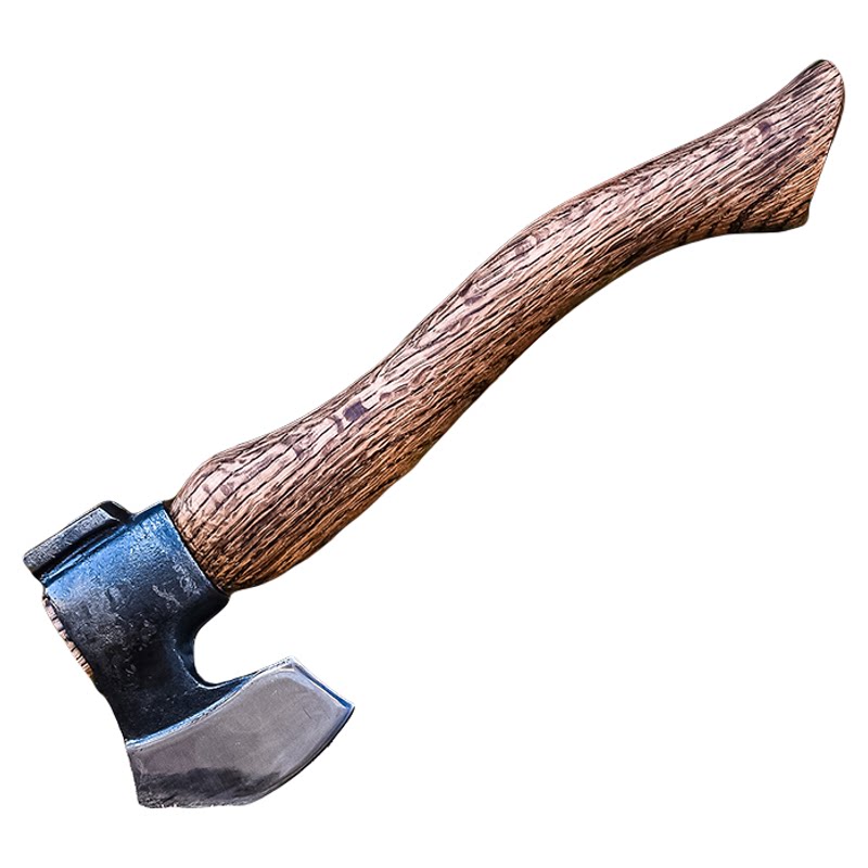 幽灵战斧铁脖子路营斧劈柴砍树65锰钢野营斧砍伐斧小手斧